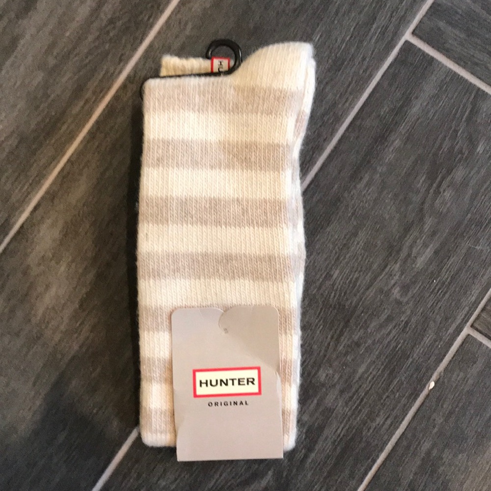 Hunter IRG Overknee Strip Wool socks